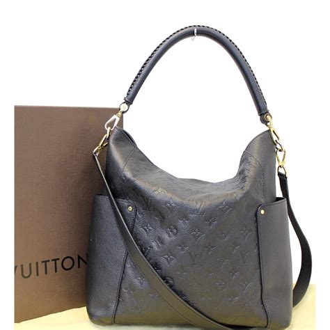 louis vuitton black empreinte bag.